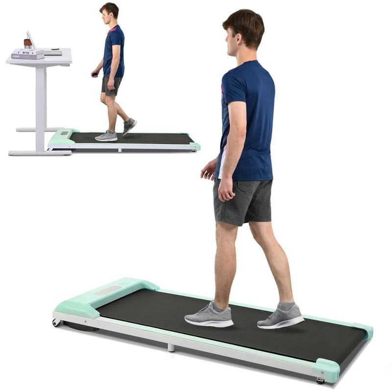 Merax 2 in 1 under Desk Electric Treadmill 2.5HP, Bluetooth APP for Home Gym