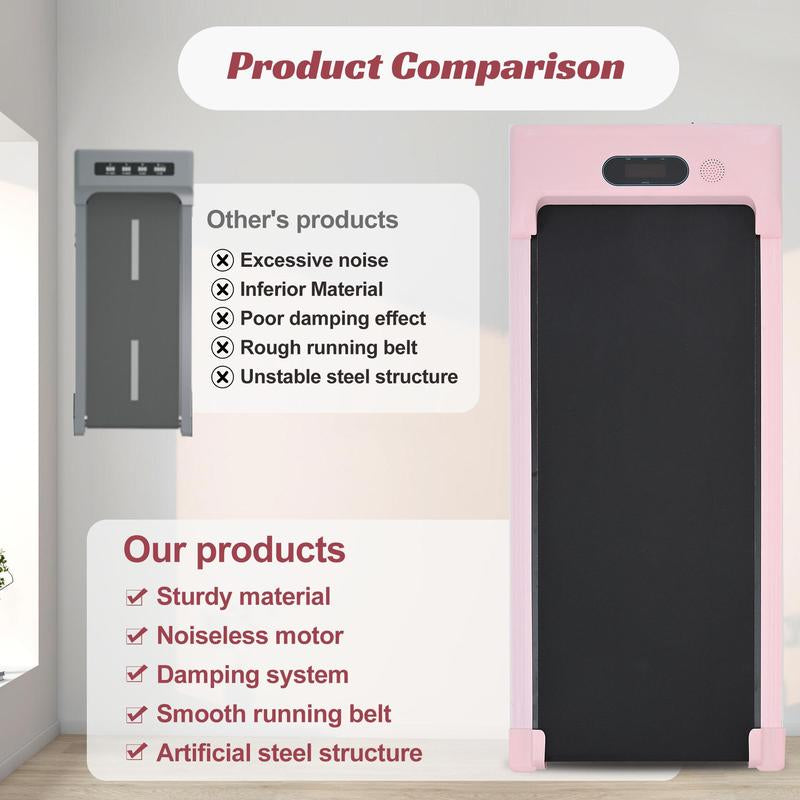 Merax 2 in 1 under Desk Electric Treadmill 2.5HP, Bluetooth APP for Home Gym