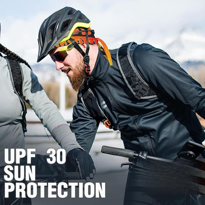 DOO Rags Dew Rag Skull Cap Pirate Hat Cycling Bandana Motorcycle Biker Cooling Head Wrap Beanie Helmet Liner