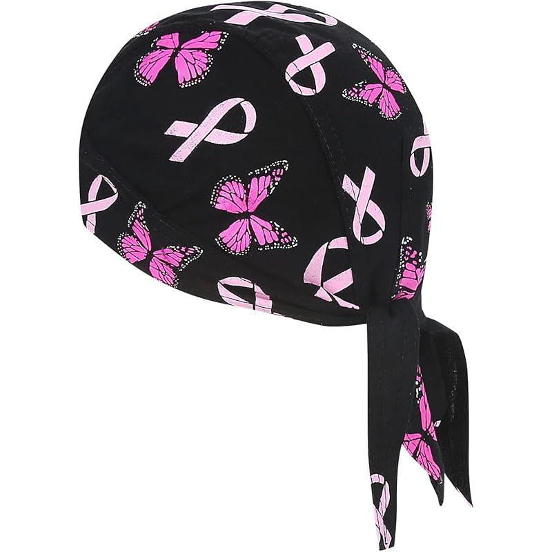 DOO Rags Dew Rag Skull Cap Pirate Hat Cycling Bandana Motorcycle Biker Cooling Head Wrap Beanie Helmet Liner