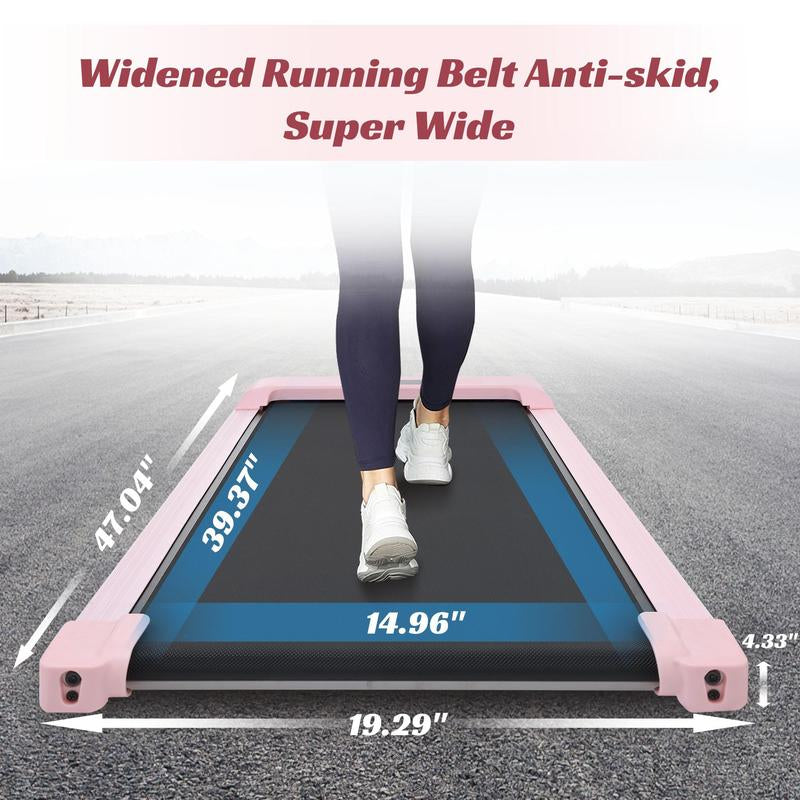Merax 2 in 1 under Desk Electric Treadmill 2.5HP, Bluetooth APP for Home Gym
