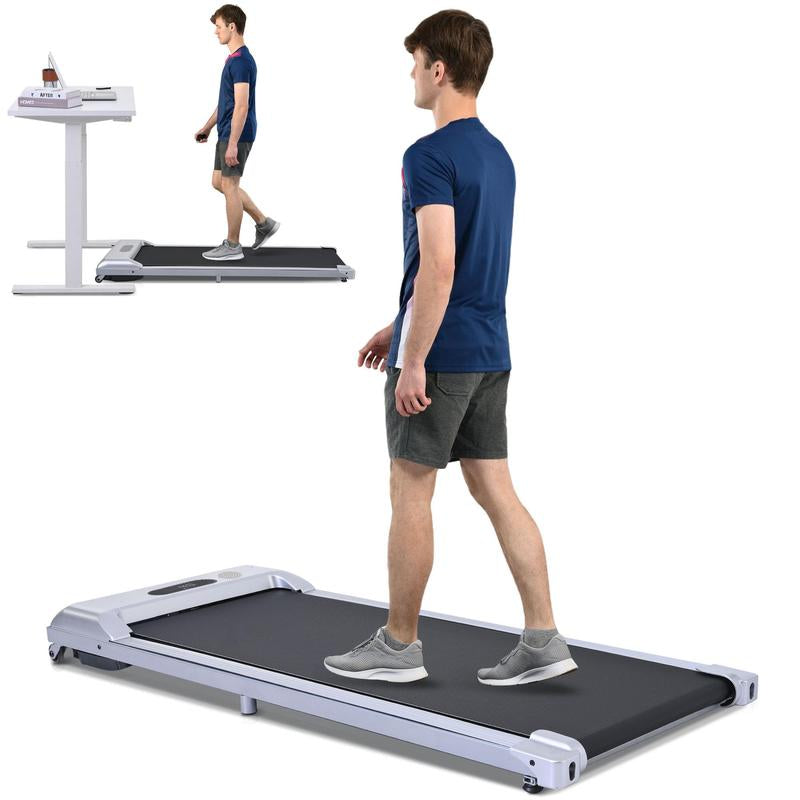 Merax 2 in 1 under Desk Electric Treadmill 2.5HP, Bluetooth APP for Home Gym