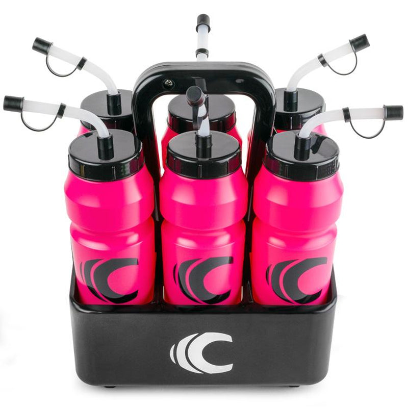 Cannon Sports 1 Liter Sports Water Bottle, Bpa-Free, 34 Oz Capacity, Large Mouth, 2 Lids (Straw and Squeeze) with Carrier, Great for Helmet Sports Such as Hockey, Lacrosse, Football, Boxing