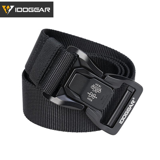 IDOGEAR Tactica 1.5" Mens Belt Alloy Quick Release Buckle EDC Sport Belts 3427