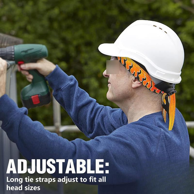 DOO Rags Dew Rag Skull Cap Pirate Hat Cycling Bandana Motorcycle Biker Cooling Head Wrap Beanie Helmet Liner