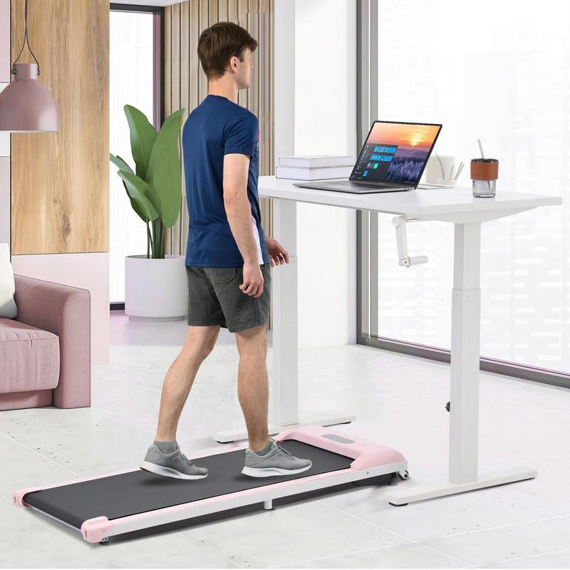 Merax 2 in 1 under Desk Electric Treadmill 2.5HP, Bluetooth APP for Home Gym